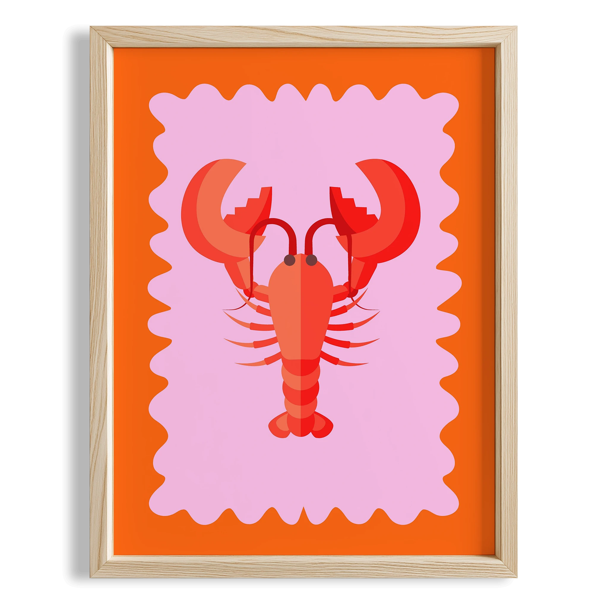 Istakoz Akdeniz Koleksiyonu Mutfak Duvar Tablosu