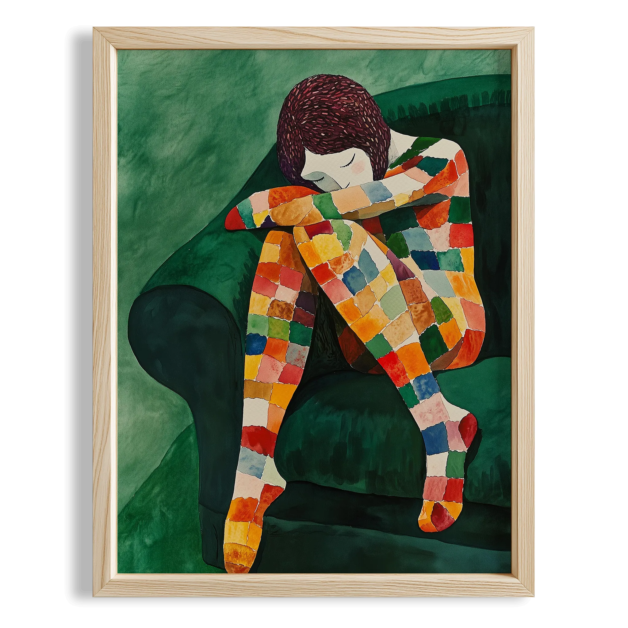 Kadın Portre XXIX - Mozaik