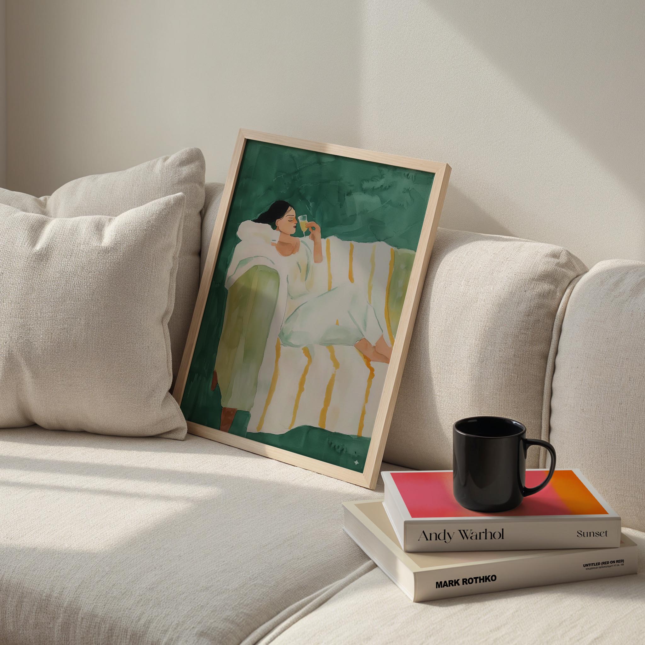 Kadın Portre XIII - Şarap & Dinginlik