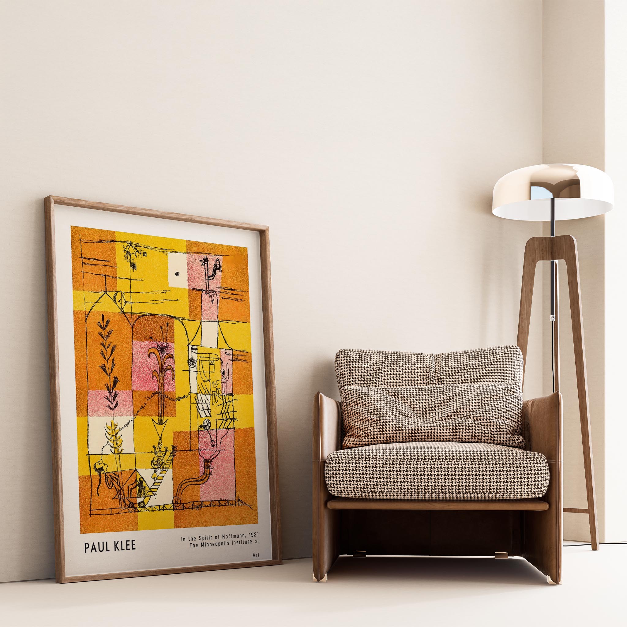 Paul Klee Hoffman Ruhu Eşliğinde 1921 Suluboya I Duvar Tablosu