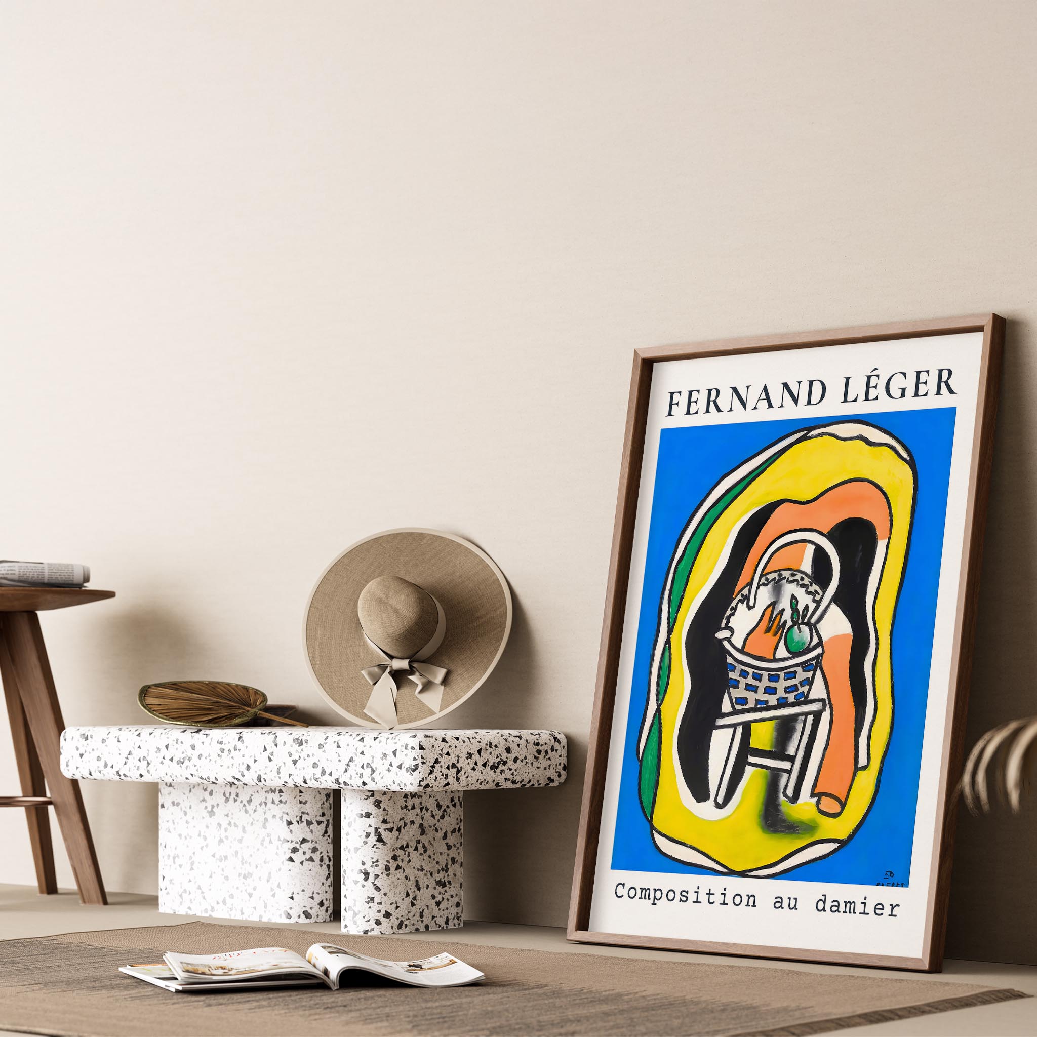 Fernand Leger XV Duvar Tablosu