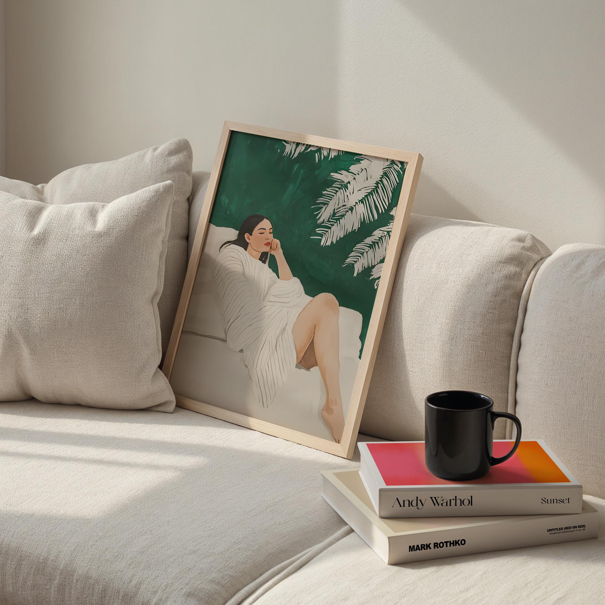 Dinlenme XXVI - Beyaz Elbise