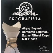 Chemex Filtre Kağıdı 100'lü Paket - Pour Over Demleme Filtre Kağıdı