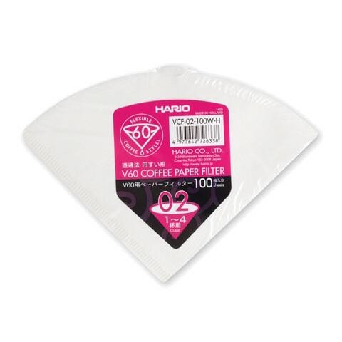 Hario V60 02 Filtre Kahve Demleme Kağıdı 100'lü (Made In Holland)