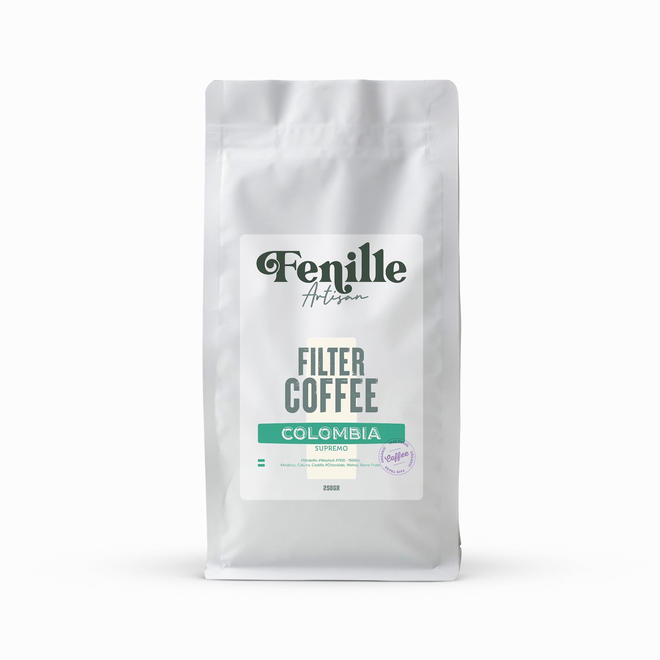 Yöresel Kolombiya Supremo Filtre Kahve 250 Gr