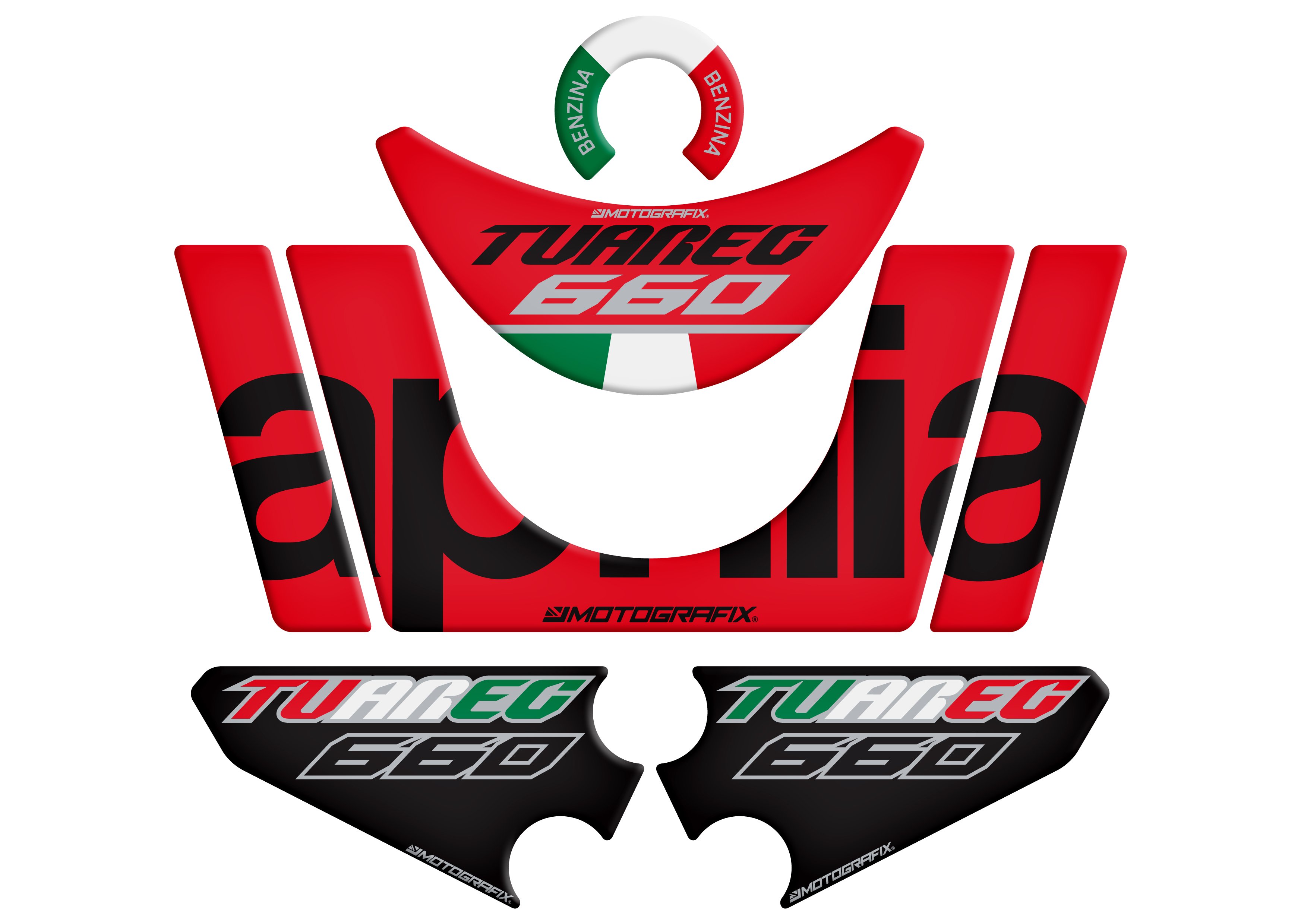 Motografix 3D Jel Sticker 2022 - 2023 TUAREG 660