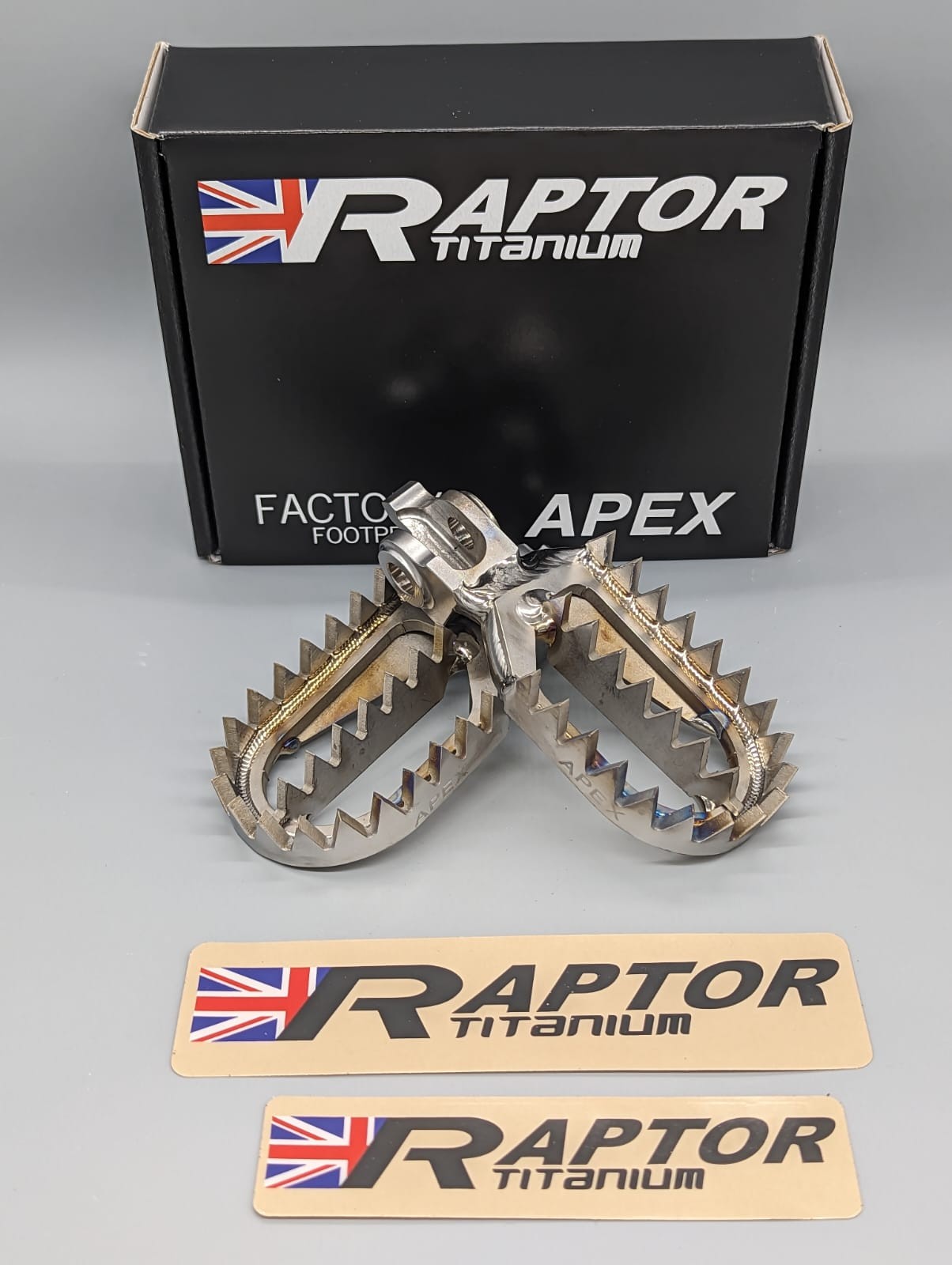 Raptor Titanium Foot Pegs Ayaklık Triumph TF 250-X 2024+ RX007 Apex (Vade Farksız 3 Taksit)