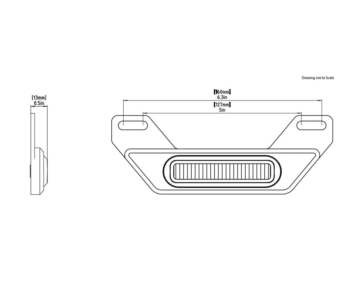 Denali B6 LED Fren Lambası Takımı Plaka Montajlı