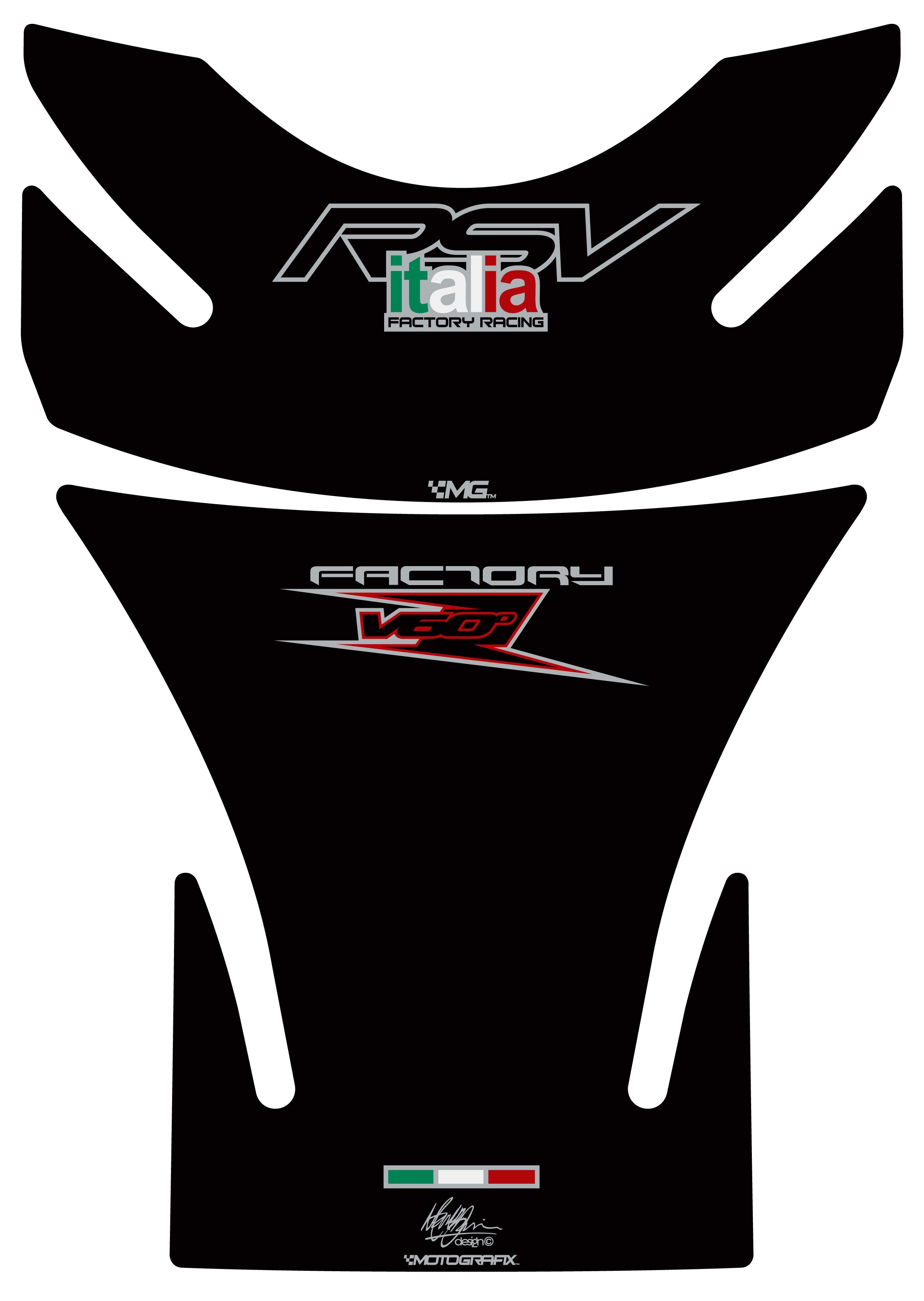 Motografix 3D Jel Sticker 04-10 RSV1000R