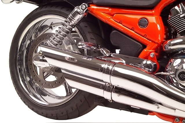 V-ROD Slash Cut Exhaust Pipes (NON-BAFFLED) | Chrome