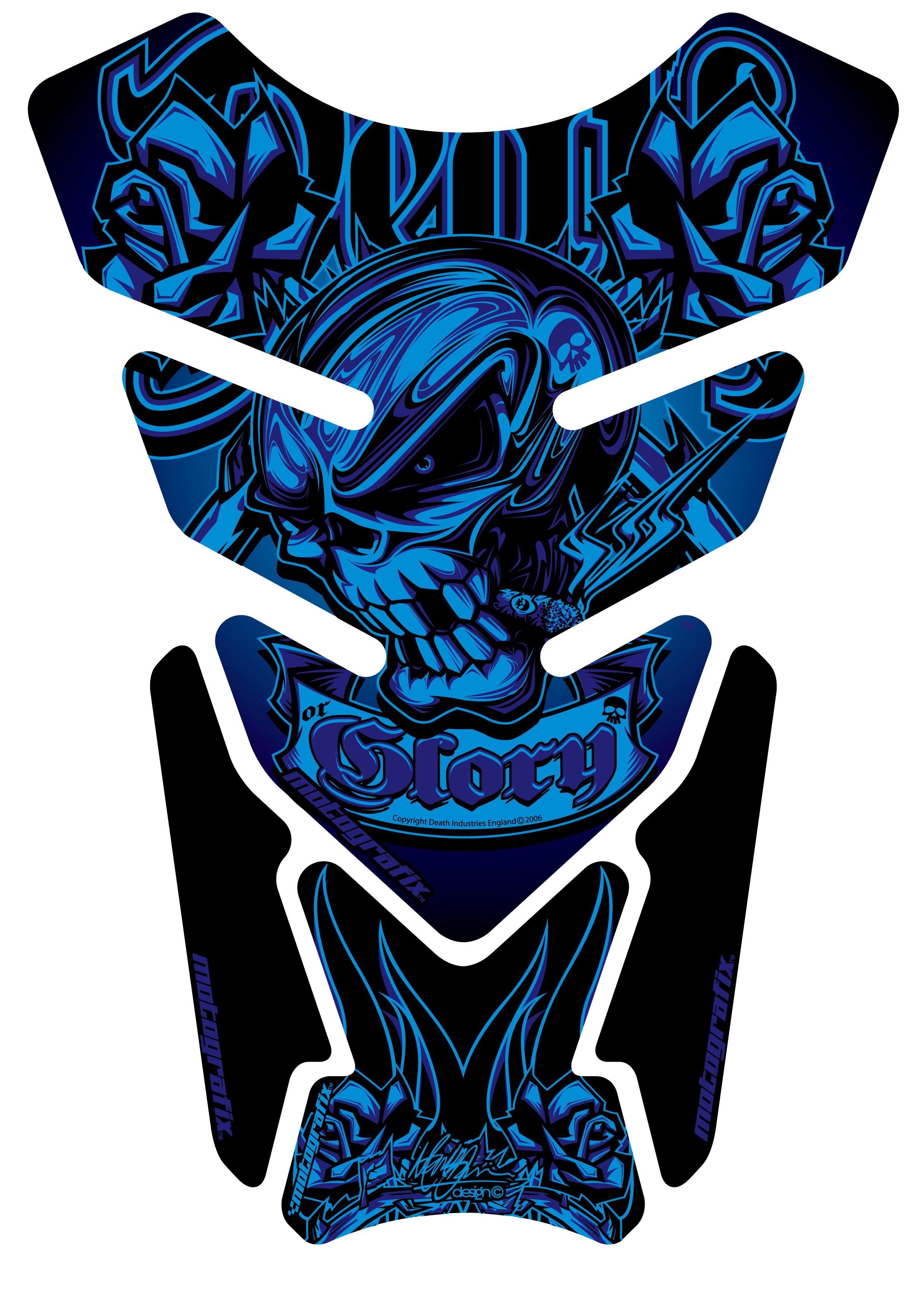 Death or Glory Tankpad Blue