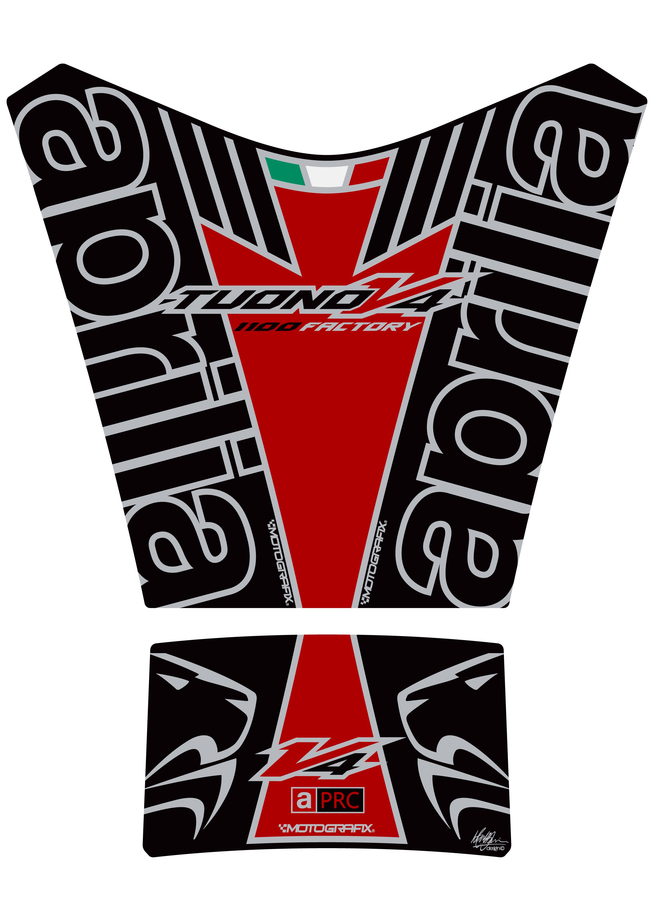 Motografix 3D Jel Sticker 2018-19 TUONO V4 1100 FACTORY