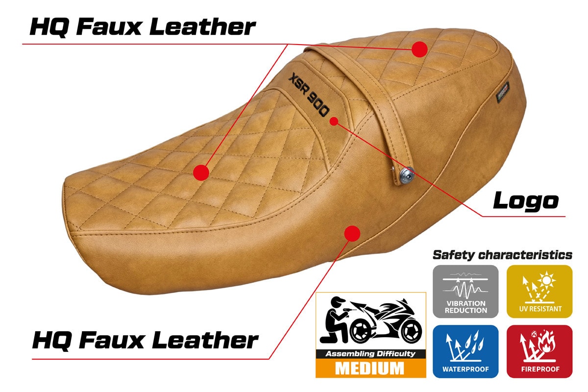 Seat cover compatible - Yamaha XSR 900 2022-2025 - mod Adeje
