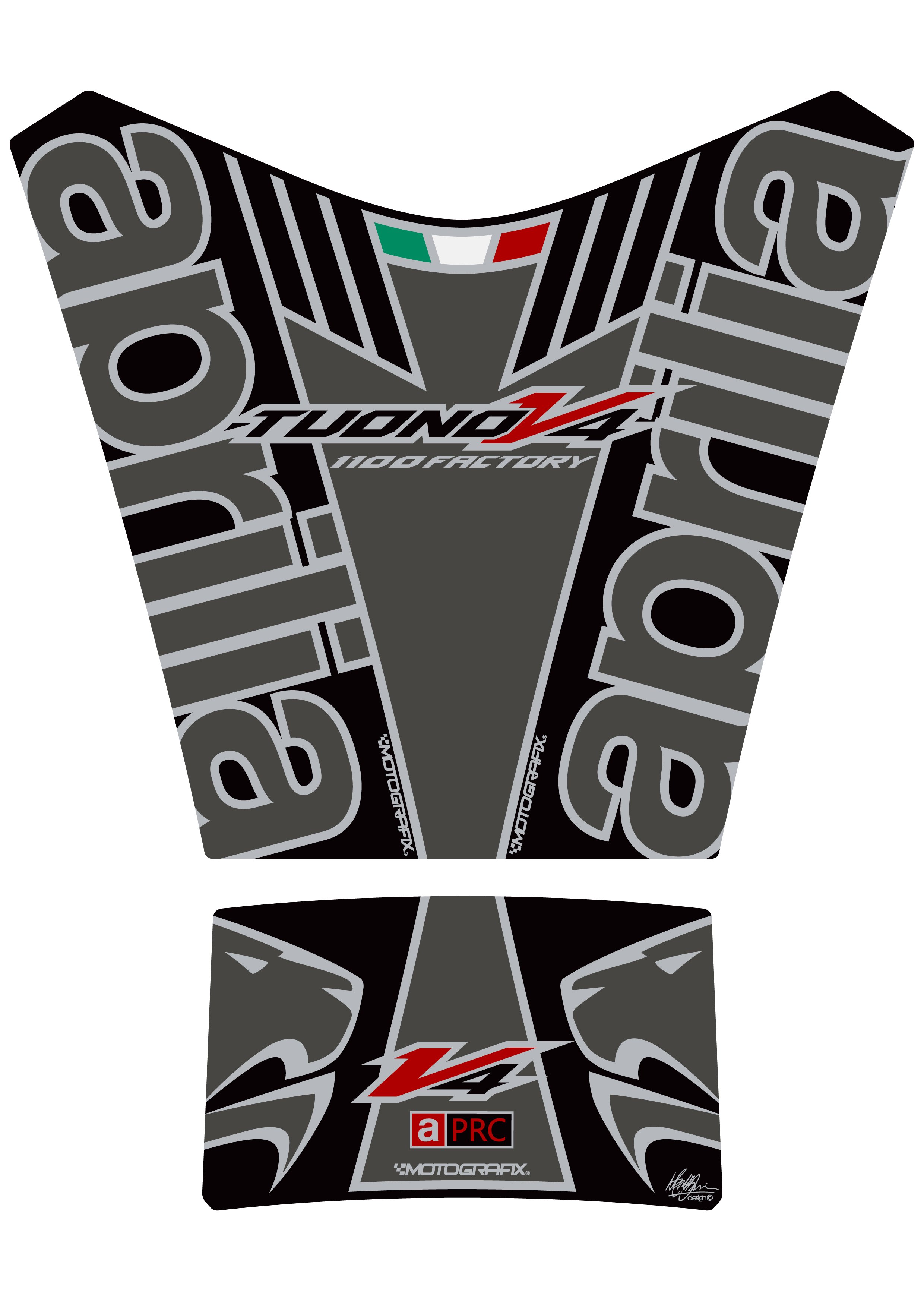 Motografix 3D Jel Sticker 2018-19 TUONO V4 1100 FACTORY