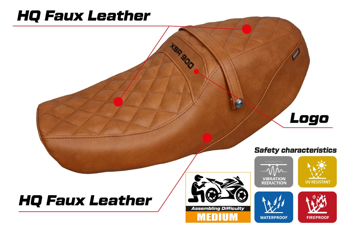 Seat cover compatible - Yamaha XSR 900 2022-2025 - mod Adeje