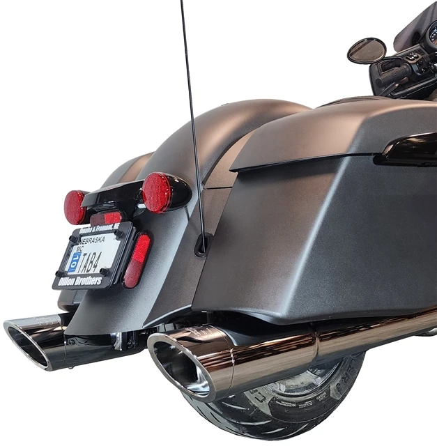 4.5" Chrome B.A.M. Sticks Exhaust Pipes | Hard Bag