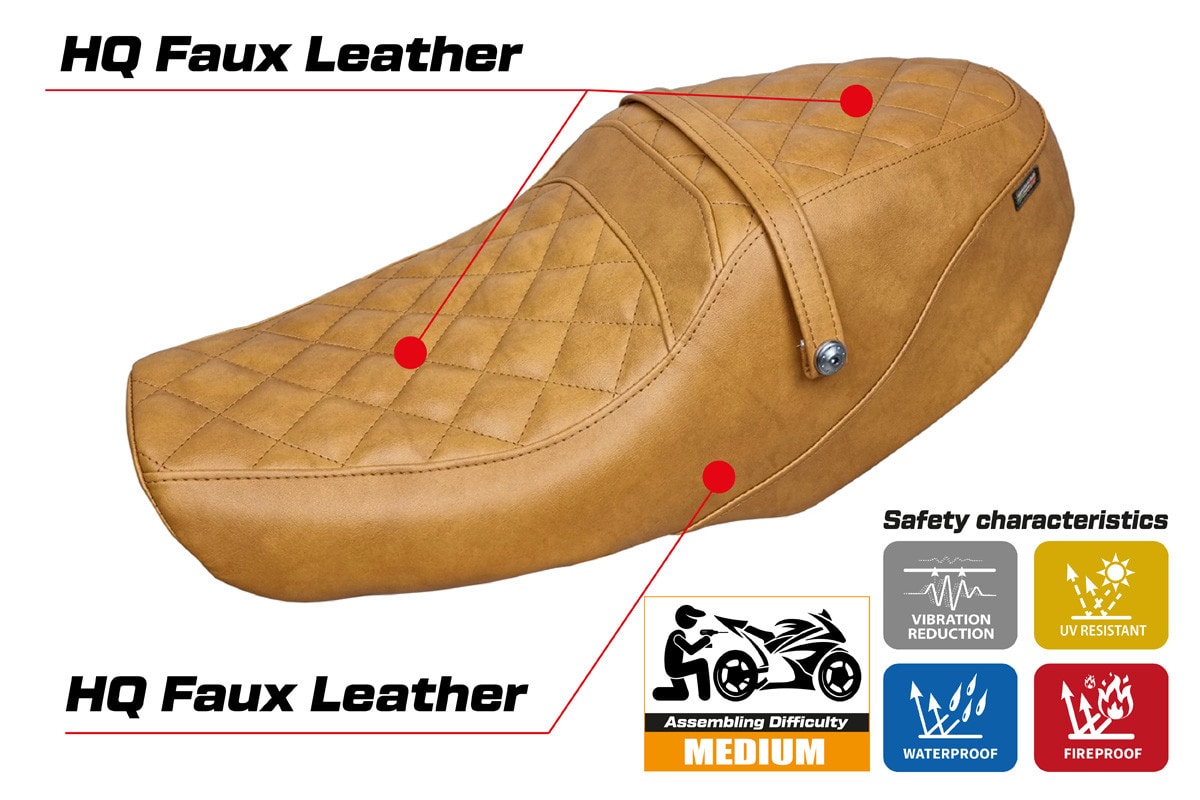 Seat cover compatible - Yamaha XSR 900 2022-2025 - mod Adeje