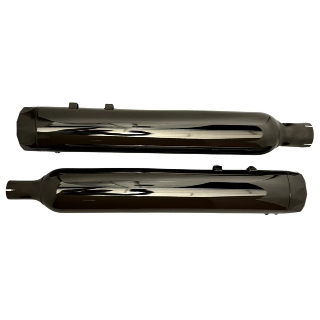 4.5" B.A.M Stick Slip-On Mufflers | Torched Chrome
