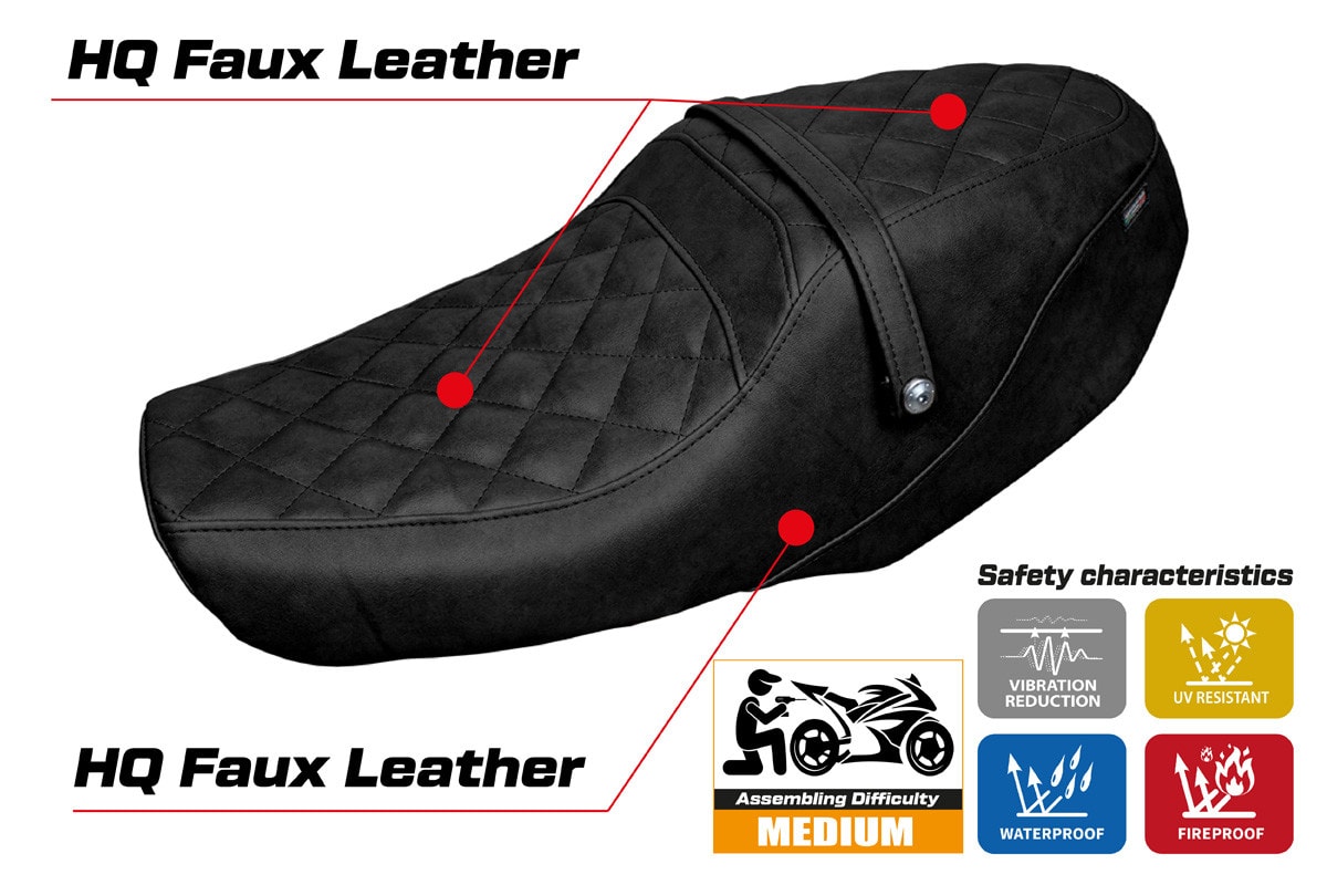 Seat cover compatible - Yamaha XSR 900 2022-2025 - mod Adeje