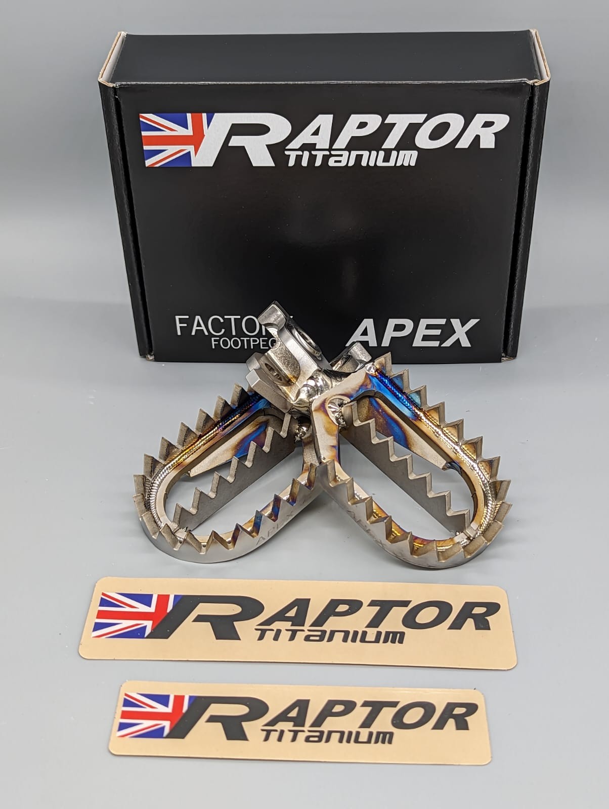 Raptor Titanium Foot Pegs Ayaklık HONDA CRF 150/250/450 2002-2025 RX002 Apex  (Vade Farksız 3 Taksit)