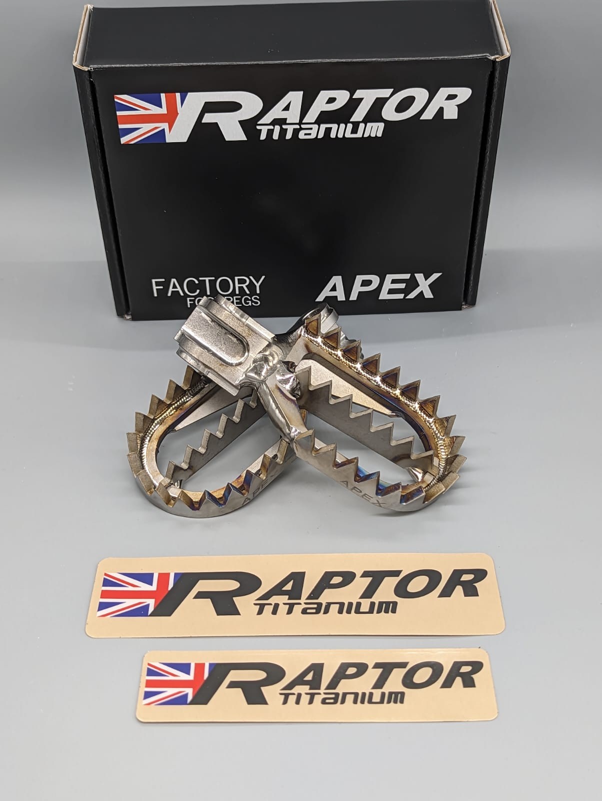 Raptor Titanium Foot Pegs Ayaklık KTM / HUSQVARNA 2004-2016 RX001 Apex (Vade Farksız 3 Taksit)