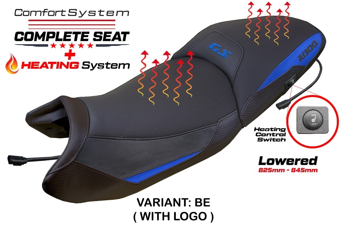 Complete Seat compatible - BMW R 1300 GS 2023-2025 - mod Dorfen Heating Comfort System - Lowered