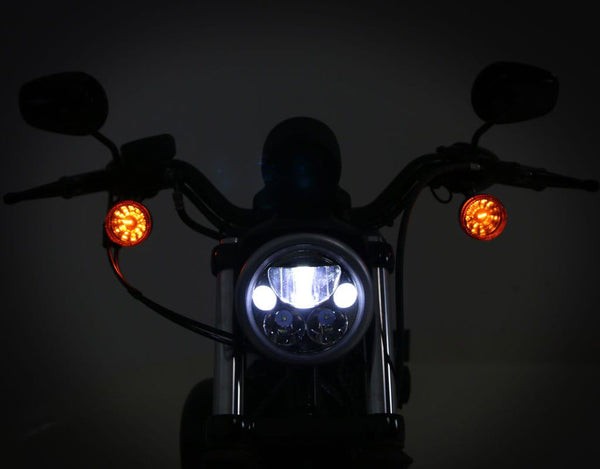 M7 E-Mark LED Headlight Module - 7"