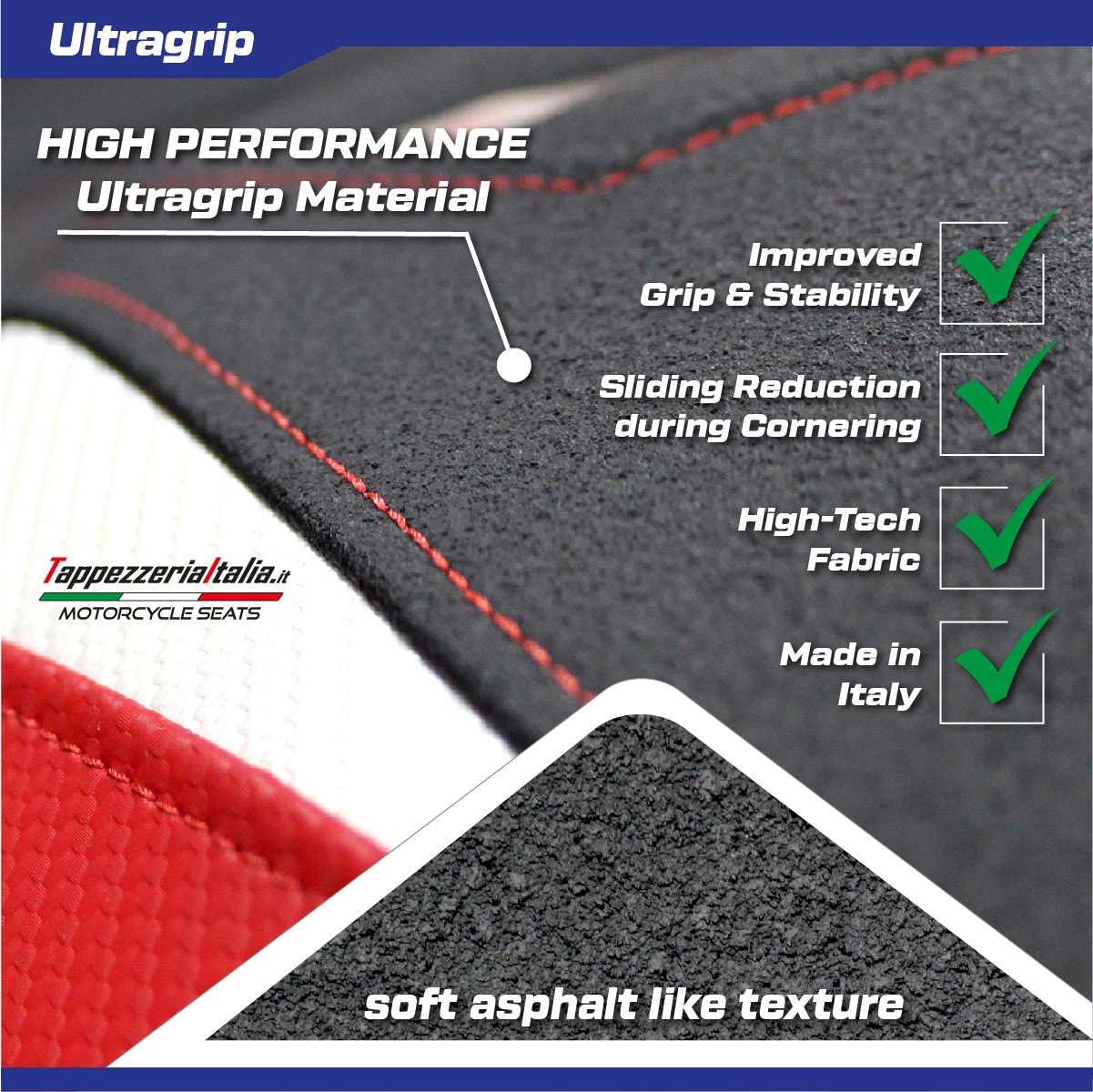 Seat cover compatible - BMW S 1000 XR  2024-2025 - mod Linz Ultragrip