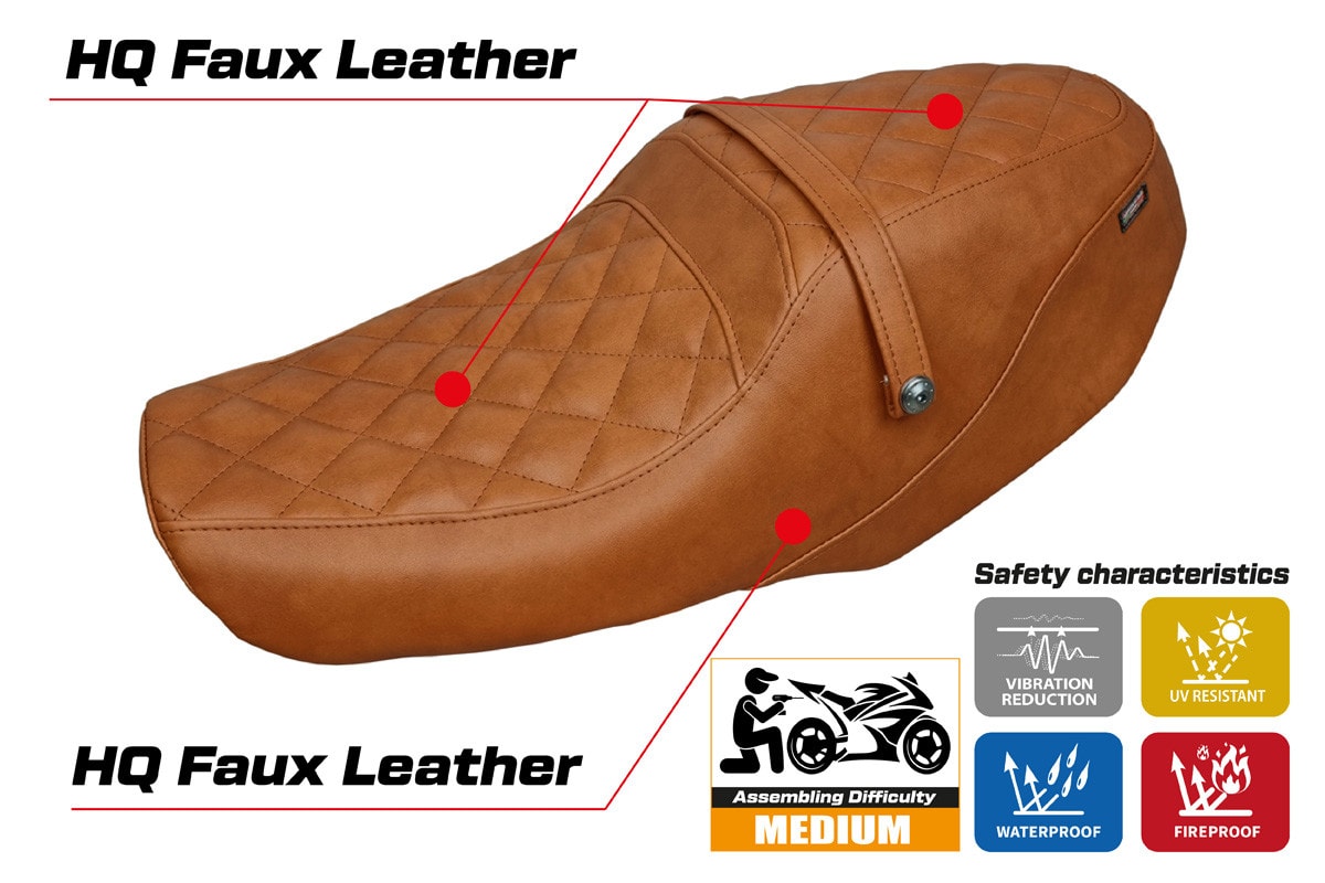 Seat cover compatible - Yamaha XSR 900 2022-2025 - mod Adeje