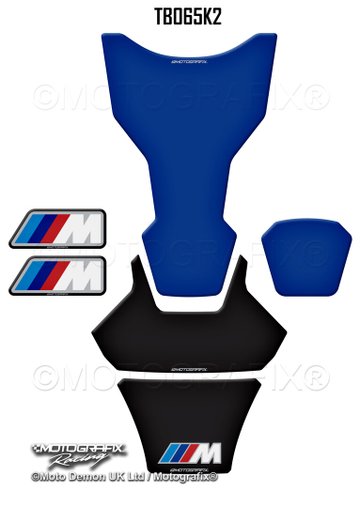 BMW M1000R M1000RR 2021 - 2025 M Motosiklet Tank Pad Protector Gel Protection TB065K2