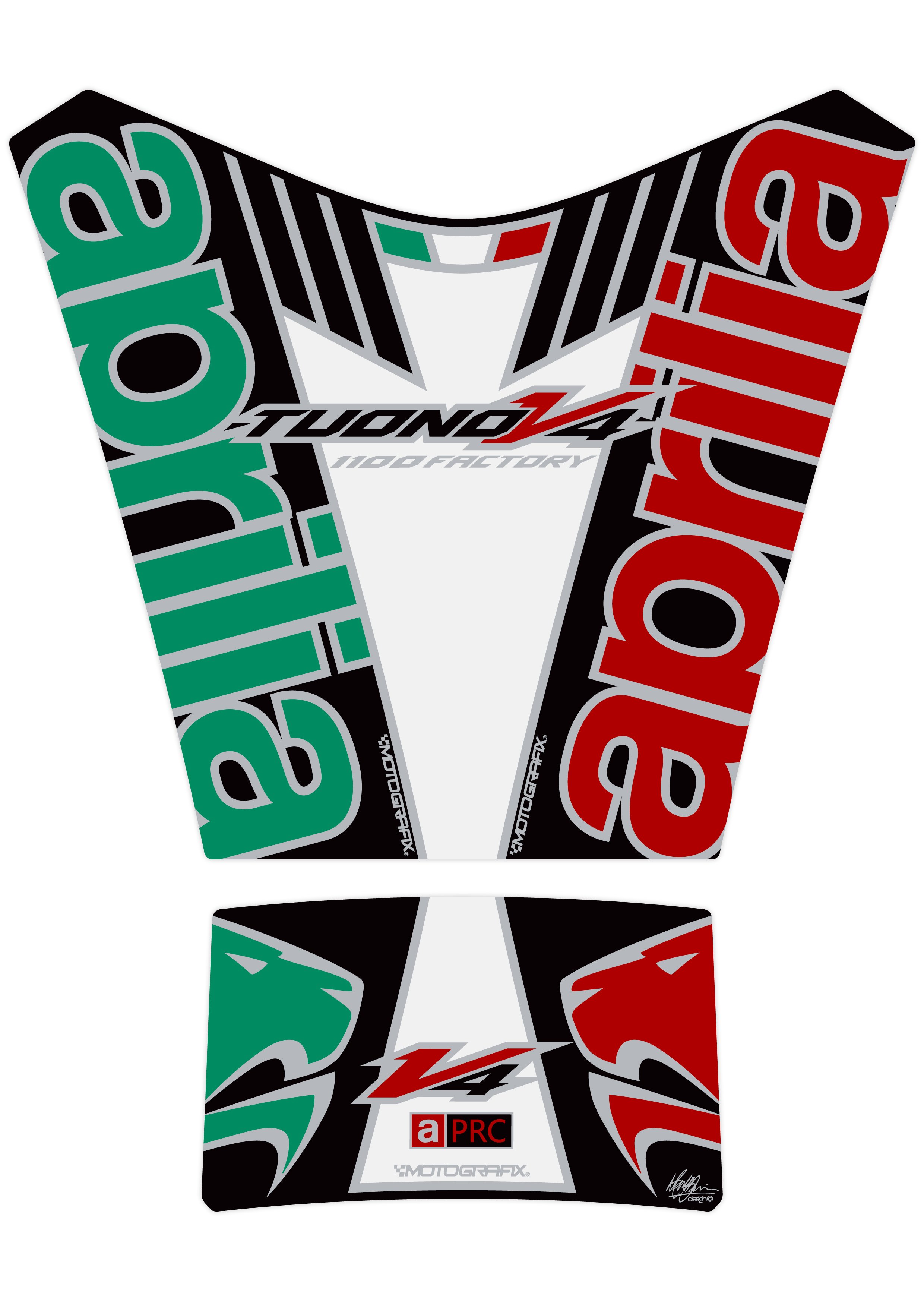 Motografix 3D Jel Sticker 2018-19 TUONO V4 1100 FACTORY