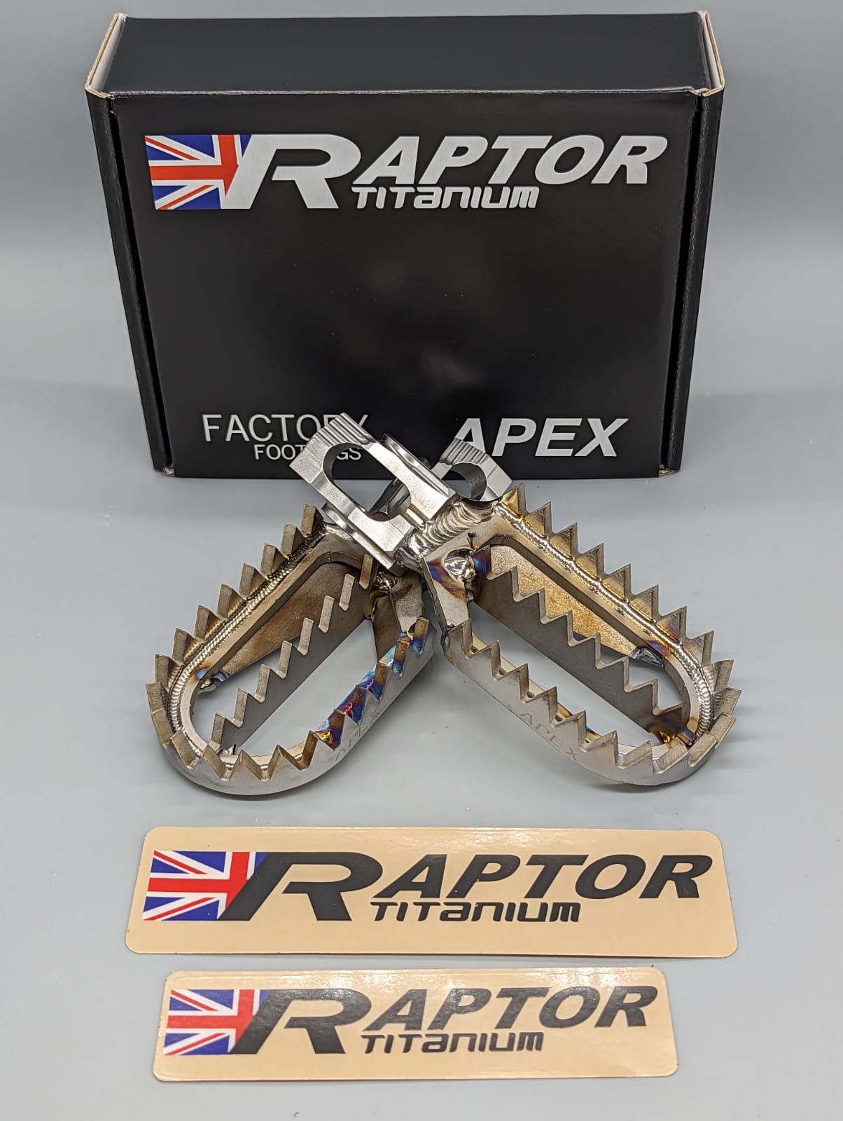 Raptor Titanium Foot Pegs Ayaklık KTM / HUSQVARNA / GASGAS 2024-2025 TBI RX023 Apex (Vade Farksız 3 Taksit)