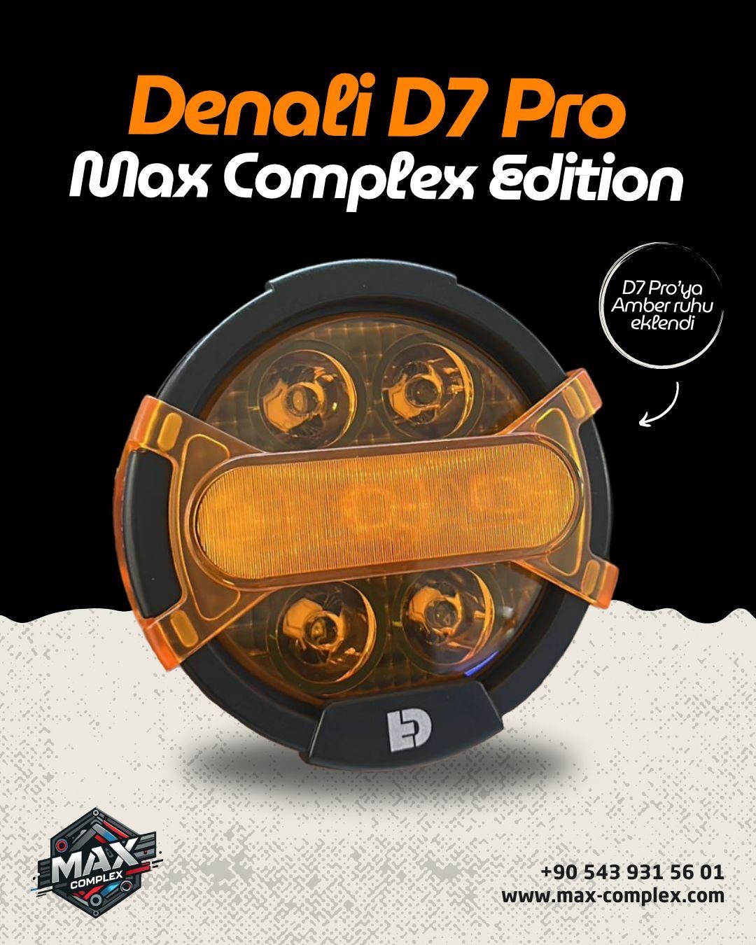 Denali D7 PRO Max Complex Edition - Modüler X-Lens Sistemli Çok Işınlı Sürüş Işığı Pod'u