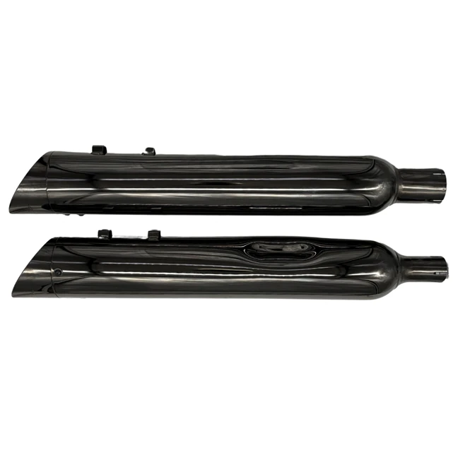 4.5" B.A.M Stick Slip-On Mufflers | Torched Chrome