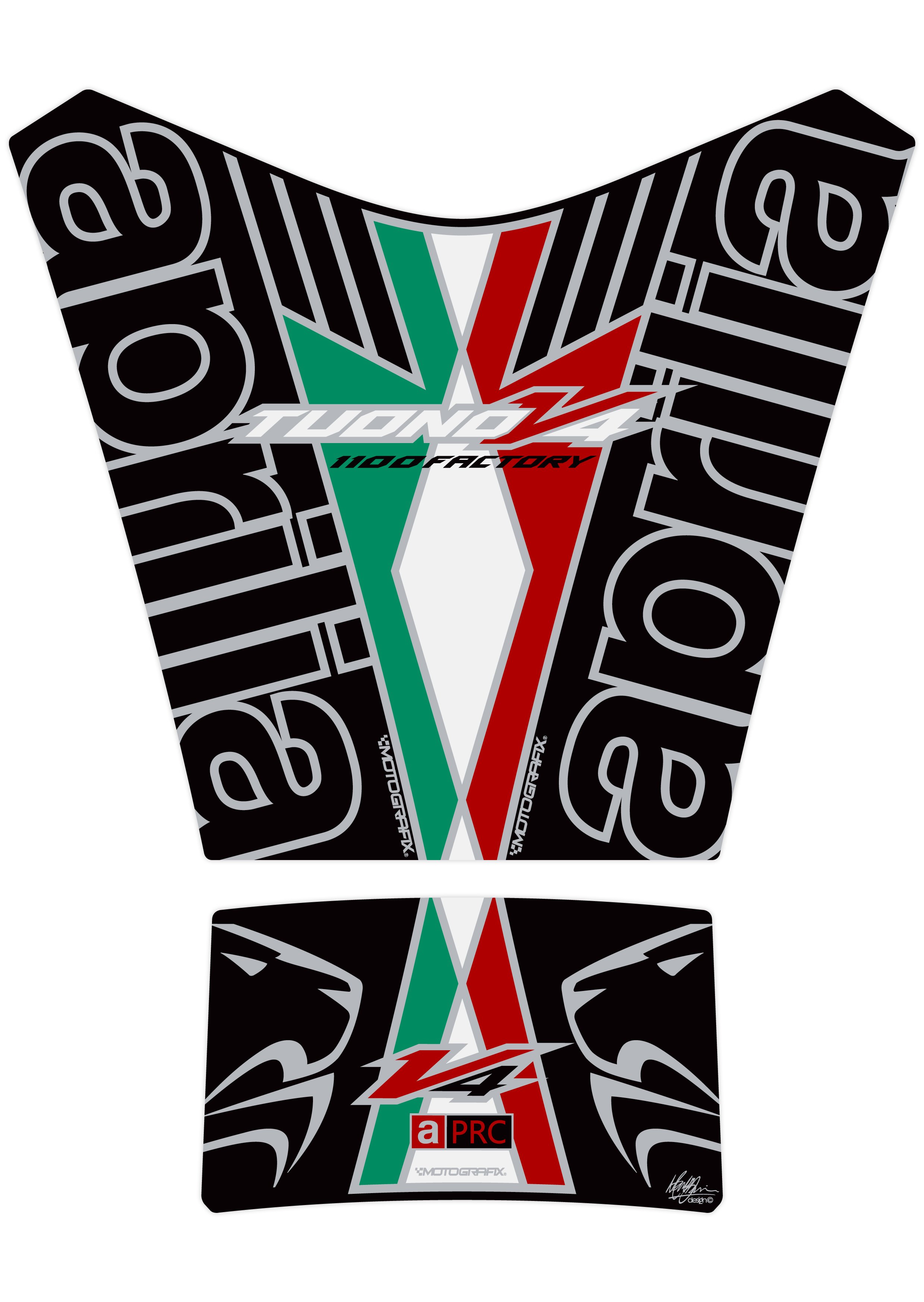 Motografix 3D Jel Sticker 2018-19 TUONO V4 1100 FACTORY