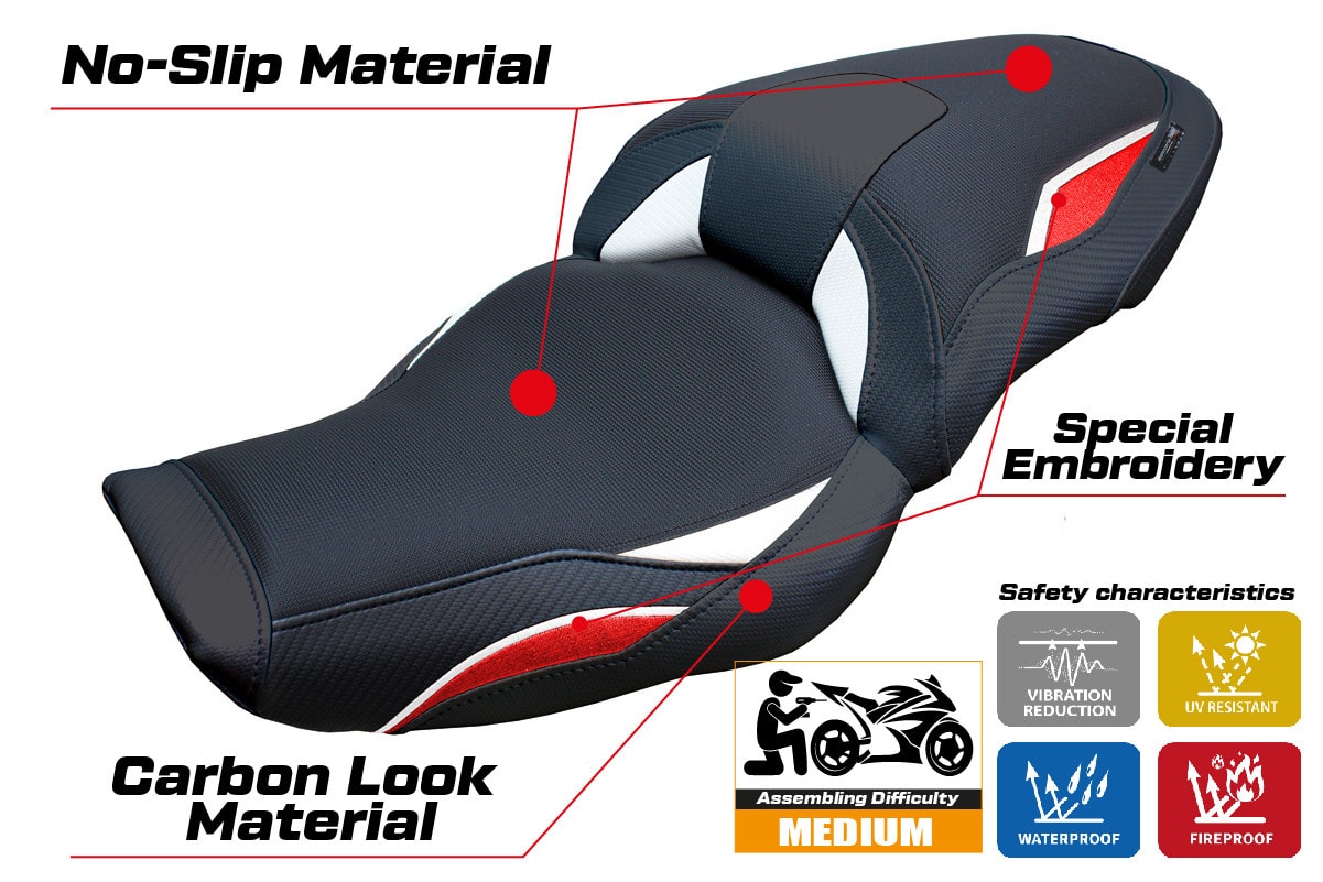 Seat cover compatible - BMW S 1000 XR 2024-2025 - mod Linz