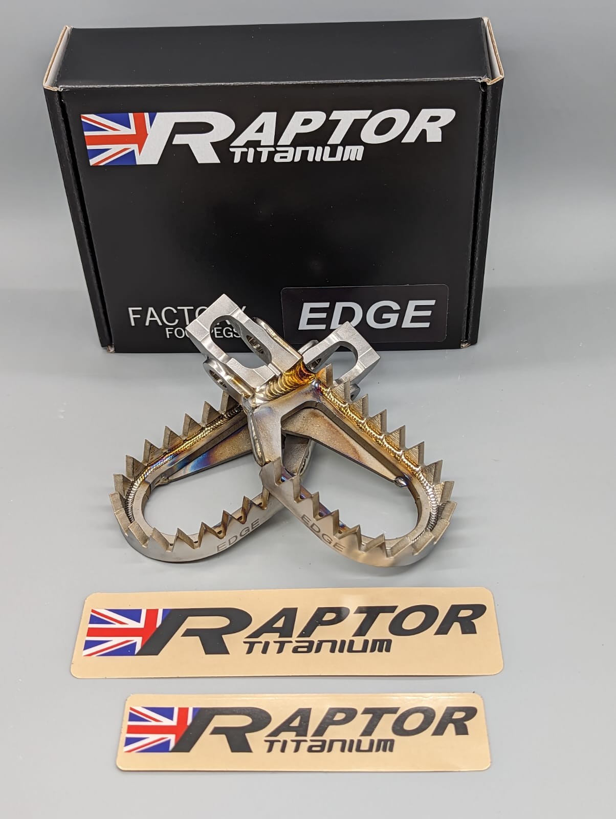 Raptor Titanium Foot Pegs Ayaklık KTM / HUSQVARNA 2020-2023 / GASGAS 2021-2023 RME16 Edge (Vade Farksız 3 Taksit)