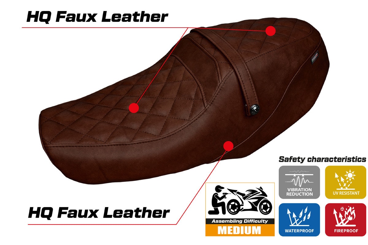 Seat cover compatible - Yamaha XSR 900 2022-2025 - mod Adeje