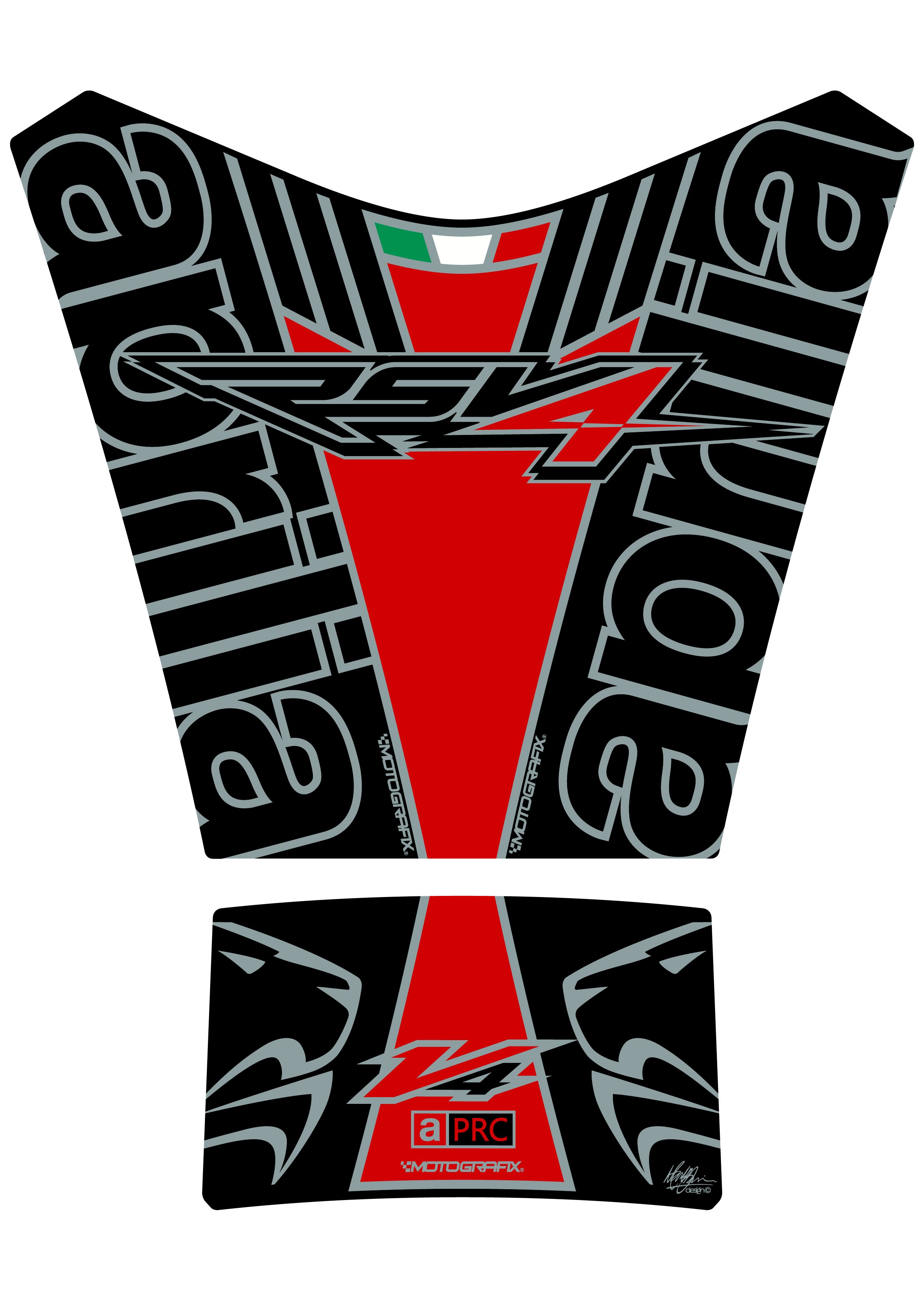 Motografix 3D Jel Sticker 2015 - 2019 RSV4