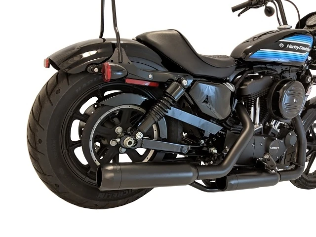 Sportster XL Tip Compatible Exhaust Pipes | Black
