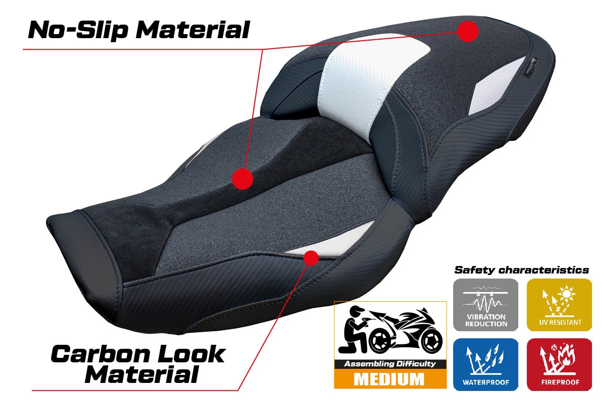 Seat cover compatible - BMW S 1000 XR  2024-2025 - mod Linz Ultragrip