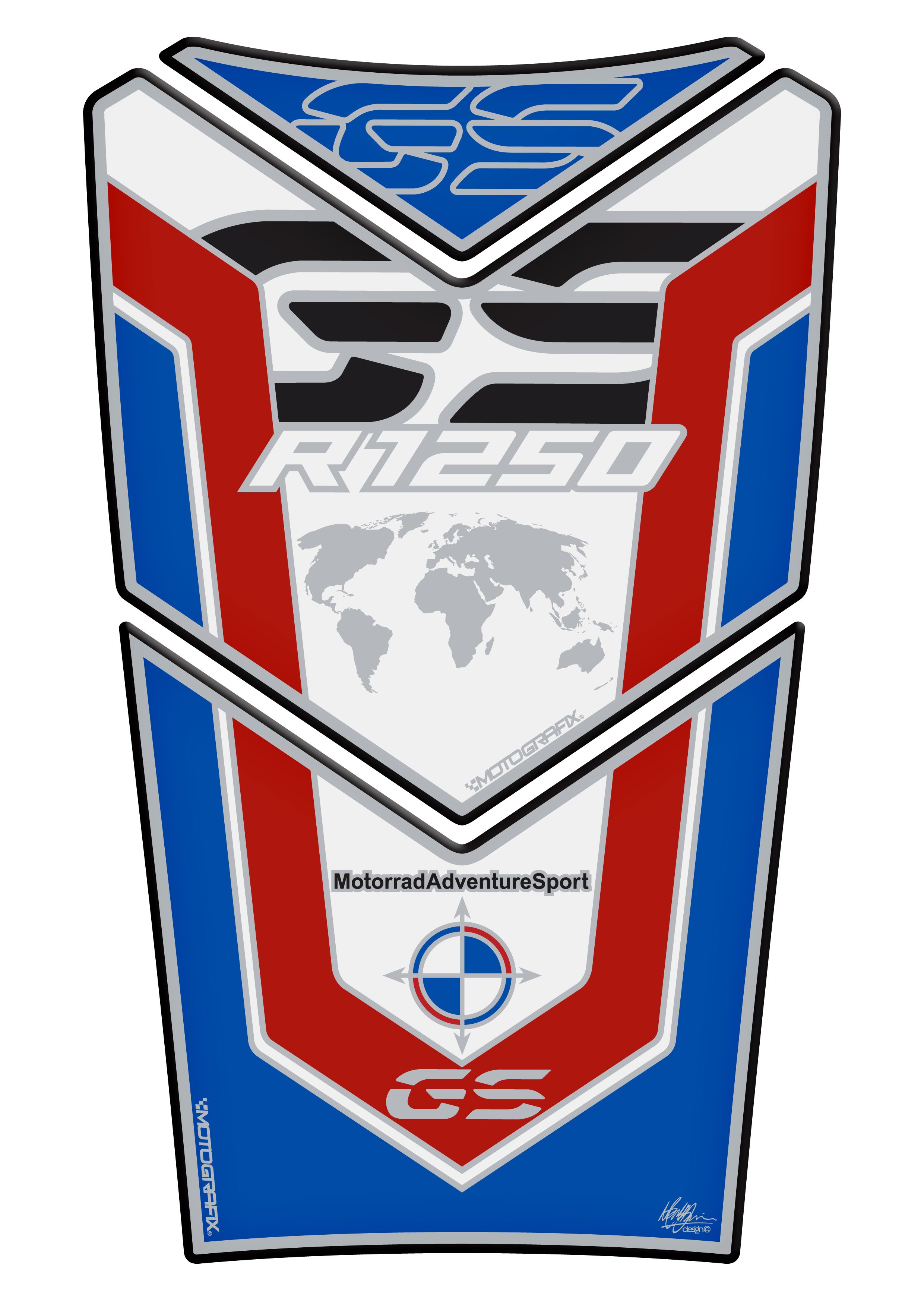 Motografix 3D Jel Sticker 2024 R1250GS ADVENTURE