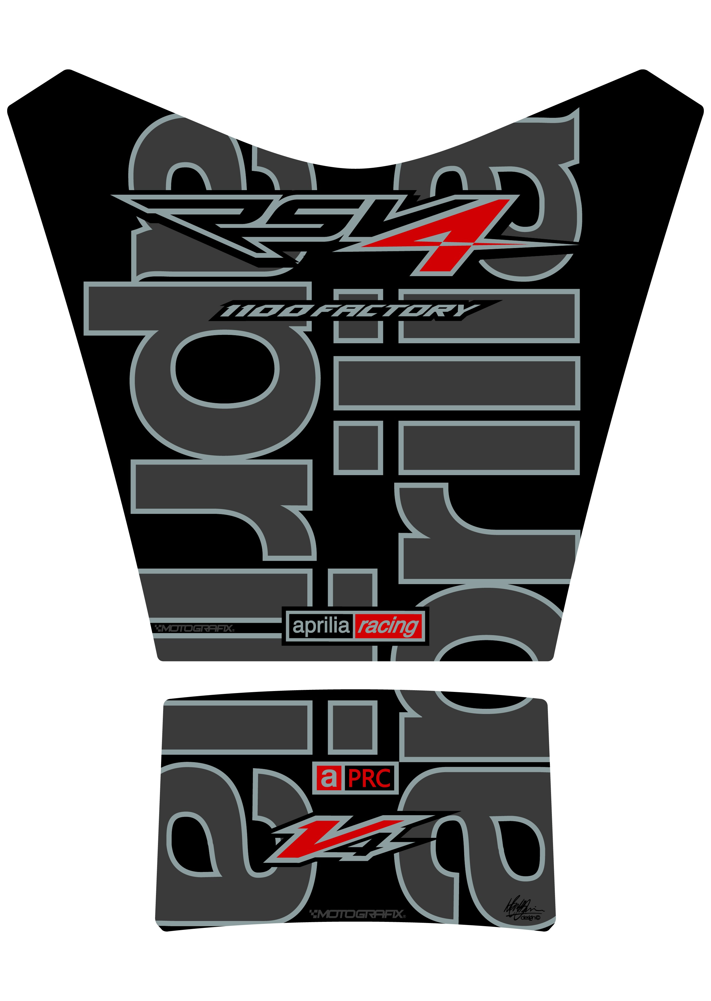 Motografix 3D Jel Sticker 2015 - 2019 RSV4