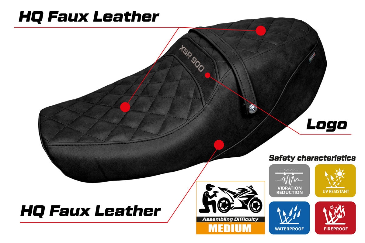 Seat cover compatible - Yamaha XSR 900 2022-2025 - mod Adeje