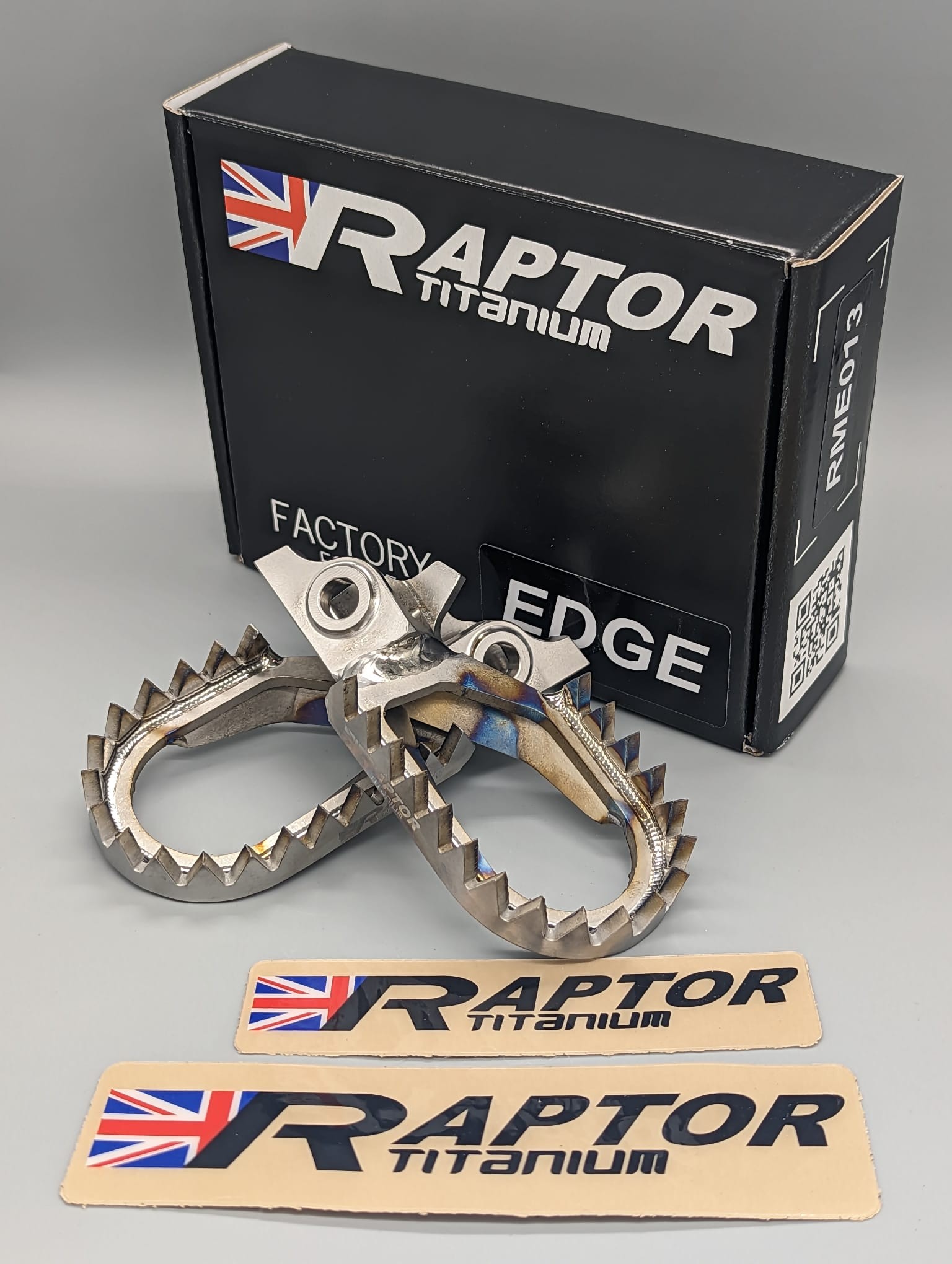 Raptor Titanium Foot Pegs Ayaklık Yamaha YZF 250/450 2024+ / YZF 450 2023 RME013 Edge (Vade Farksız 3 Taksit)