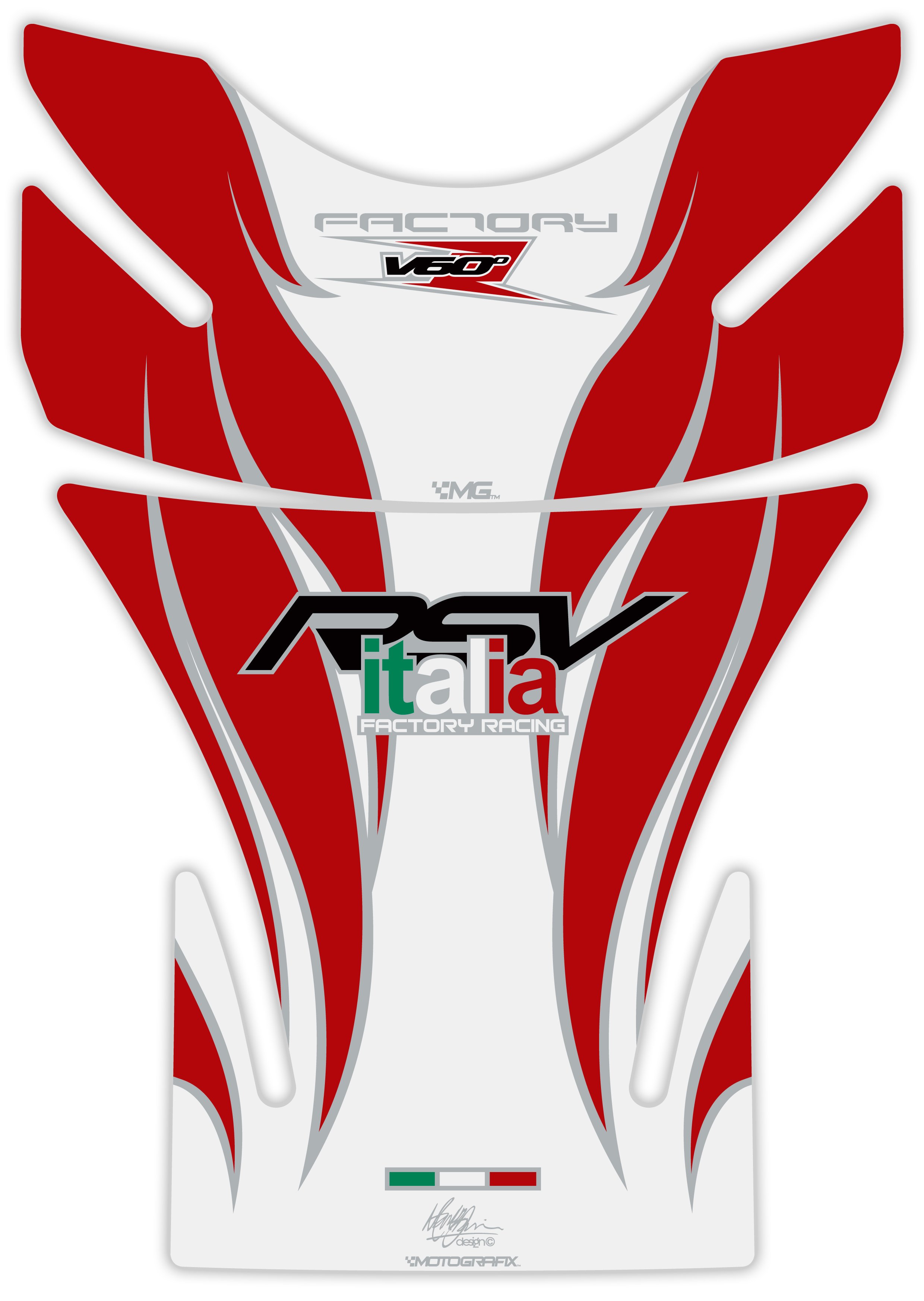 Motografix 3D Jel Sticker 04-10 RSV1000R