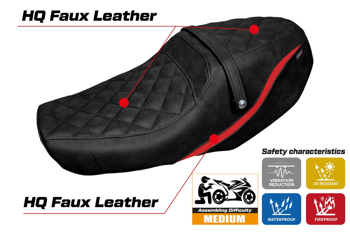 Seat cover compatible - Yamaha XSR 900 2022-2025 - mod Adeje Special Color