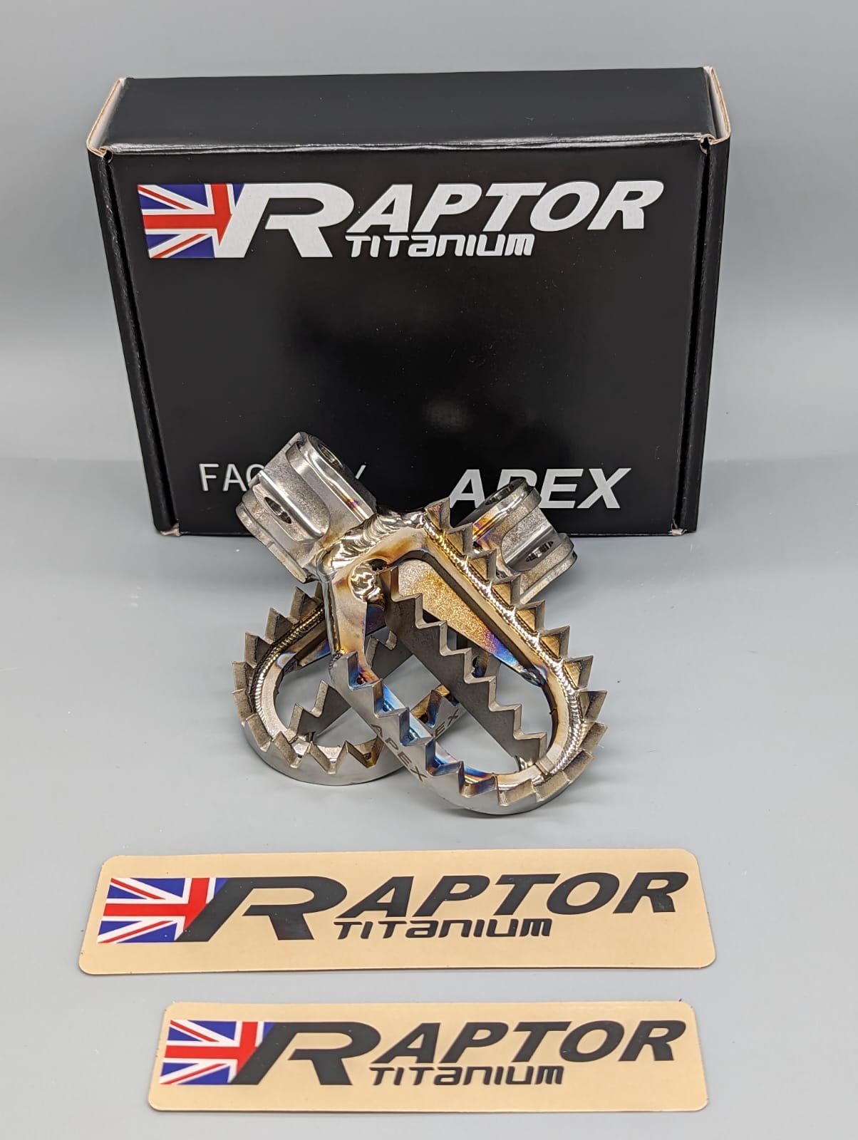 Raptor Titanium Foot Pegs Ayaklık BETA RR 2014-2019 RX011 Apex (Vade Farksız 3 Taksit)