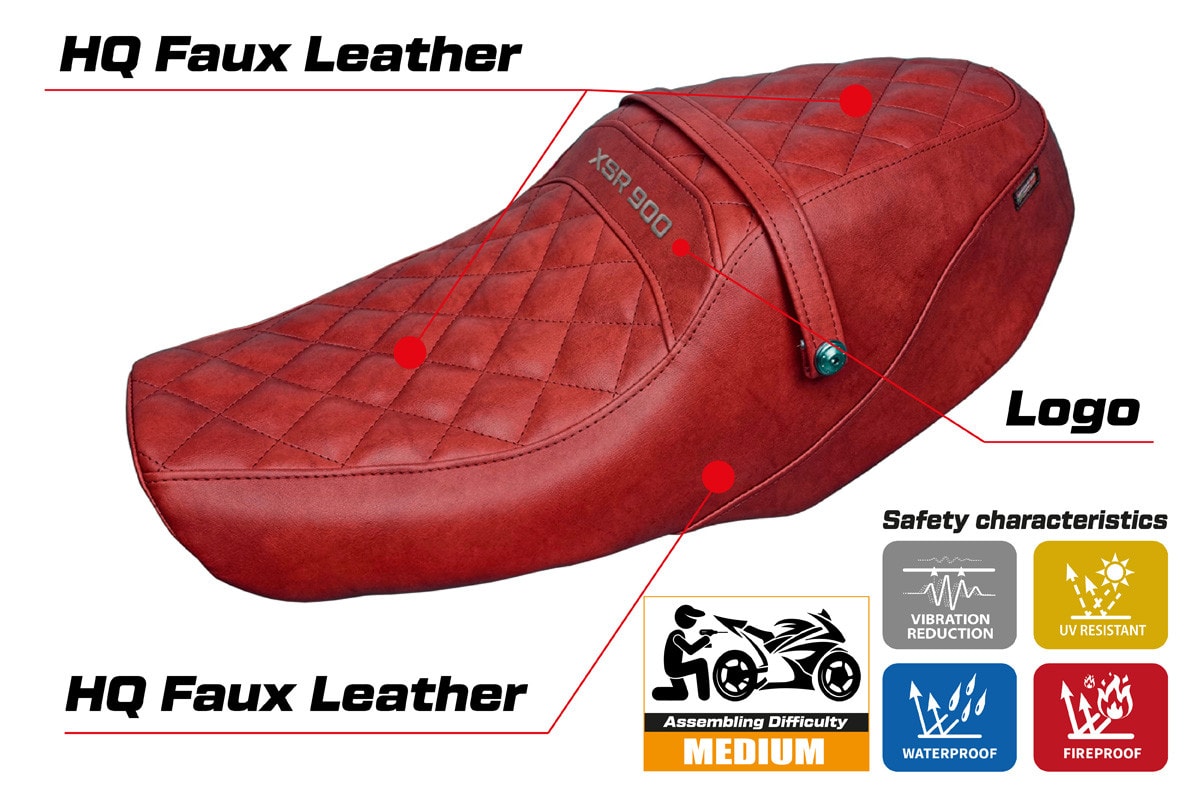 Seat cover compatible - Yamaha XSR 900 2022-2025 - mod Adeje