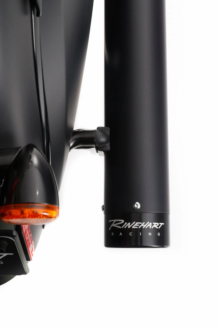 4" DBX40 Slip-On Exhaust For Indian/Black with Black End Caps